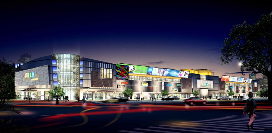 上海仁德路美食休闲广场